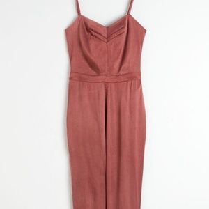 & other stories satin jumpsuit US 8